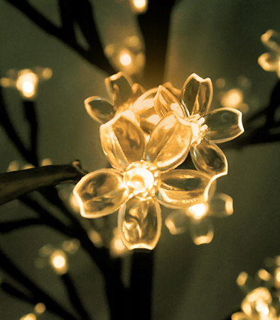 DRZEWKO DEKORACYJNE LED ŚWIECĄCE ŚWIĄTECZNE 150 CM