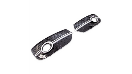 Ramki do halogenów Chrome & Black AUDI Q3 przed liftem 2011-2015