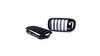 Grill sportowy podwójne żeberka Gloss Black Camera BMW X5 F15 F85 X6 F16 F86 2013-2018
