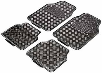 Dywaniki metalizowane CARBON kpl 4szt