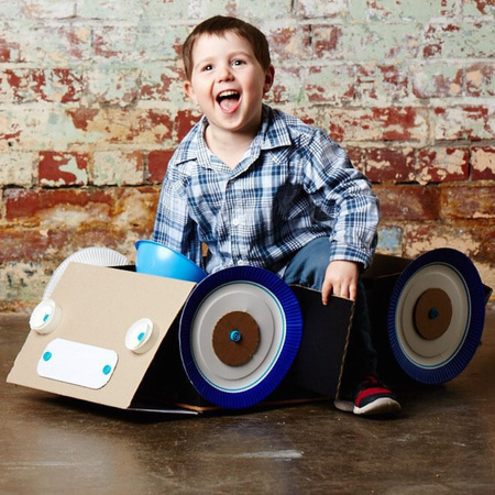 Zestaw narzędzi do konstruowania DIY Makedo - Discover 126 el.