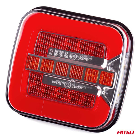 Lampa tylna zespolona LED RCL-08-LR dynamiczna lewa prawa AMIO-02373