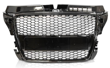 GRILL AUDI AUDI A3 (8P) 04.08-07.12 GLOSSY BLACK 