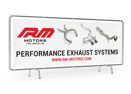 Baner RMG9 z logo RM Motors 3x1