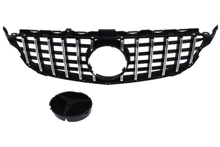 GRILL MERCEDES BENZ W205 C63 GT LOOK CHROME (14-)