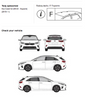 Bagażnik dachowy belki Fuse Kia Ceed III