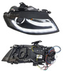 Lampy przednie reflektory Audi A4 B8 TRU DRL BLACK