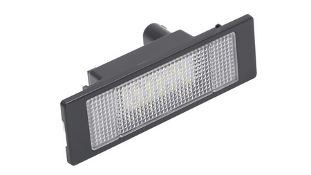 Podświetlenie tablicy rejestracyjnej LED BMW E81 E87 F20 E63 E64 2004-2019 chrome