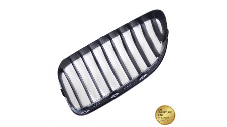 Grill sportowy pojedyncze żeberka Gloss Black  BMW 6 (F13) Coupe (F12) Cabrio (F06) Gran Coupe 2011-2018