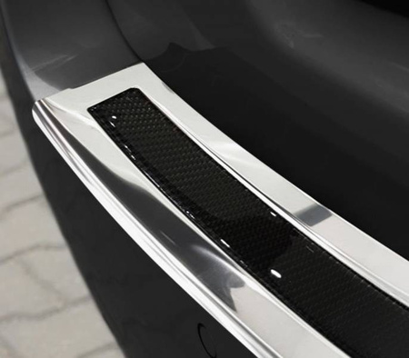 Nakładka na zderzak tylny do BMW serii 5 F11 Kombi Carbon+Stal