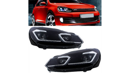 Zestaw Lamp Halogenowych Chrome VW GOLF VI 2008-2012