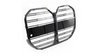 Grill sportowy podwójne żeberka Gloss Black BMW 4 G26 Gran 2021-obecnie