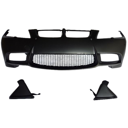 Przedni zderzak sport PDC SRA wloty powietrza na hamulce BMW 3 E90 E91 przed liftem 2005-2008