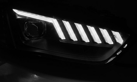 Lampy reflektory Xenon black do AUDI A4 B8 12-15