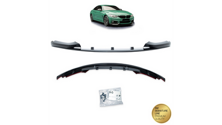 Dokładka przedniego zderzaka Gloss Black BMW 4 F32 F33 F36 2013-2021