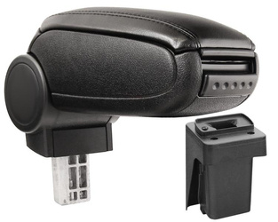 Podłokietnik dedykowany Eko-Skóra Audi A3 8P Black