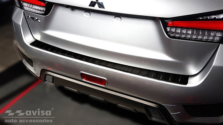 Nakładka na zderzak tylny do Mitsubishi ASX (Carbon Fiber)