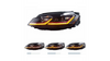 Zestaw Lamp Halogenowych Red VW GOLF VII przed liftem 2013-2017