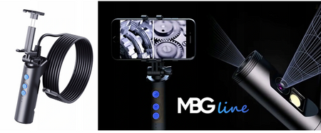 Kamera inspekcyjna do endoskop 5M 9LED 2xFHD WIFI