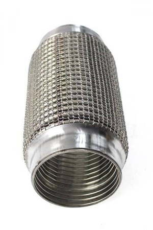 Wzmocniony łącznik elastyczny wydechu 3.5" 200mm nierdzewka