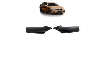 Dokładki przedniego zderzaka Matt Black BMW 5 F10 F11 2010-2017 Performance Style