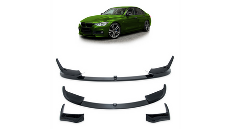 Dokładka przedniego zderzaka Gloss Black BMW 3 F30 F31 2012-2018