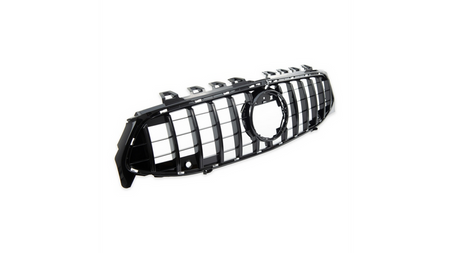 Grill sportowy GT Gloss Black z PDC+Camera MERCEDES CLA C118 X118 2019-obecnie