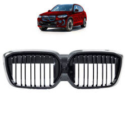 Grill sportowy podwójne żeberka Gloss Black BMW iX3 G08 2021-obecnie