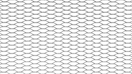 Siatka ALU Honey Comb Silver 100*33cm 16*12mm