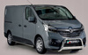 Orurowanie przednie 63 mm z homologacją do RENAULT TRAFIC 2019- | chrom