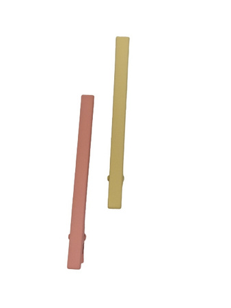 Spinki do włosów Cuty Clips Snails - Moon Rabbit Yellow-Pink