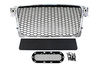 GRILL AUDI A4 B8 RS-STYLE CHROME-BLACK (08-12) PDC