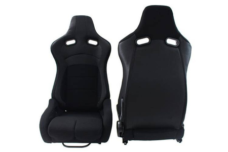 Fotel sportowy Monza Furio Black