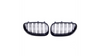 Grill sportowy podwójne żeberka Gloss Black BMW 5 E60 E61 2003-2010