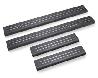 Progi Asymetric Skoda Yeti 5L SUV 5 2005-2012 - Satin Black&White