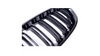 Grill sportowy podwójne żeberka Gloss Black BMW 5 E60 E61 2003-2010