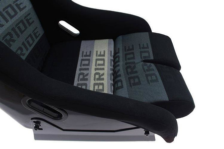 Fotel sportowy GTR Welur Bride Black Grey
