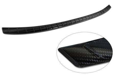Nakładka na zderzak tylny do Volkswagen Taigo Carbon