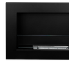 Biokominek 650x400 Slim Czarny z szybą