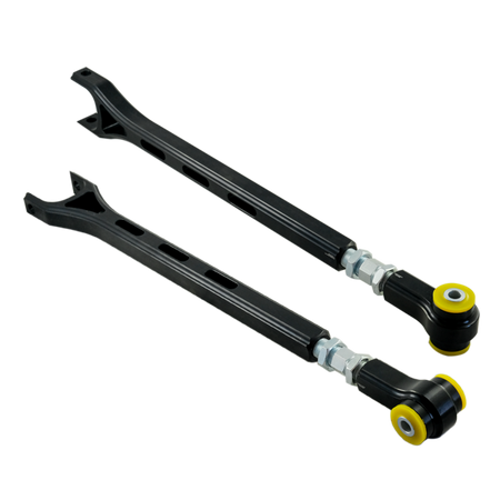 PMC Aluminiowe Regulowane wahacze poprzeczne dolne BMW E36 E46 Z4 - Poliuretan 90ShA