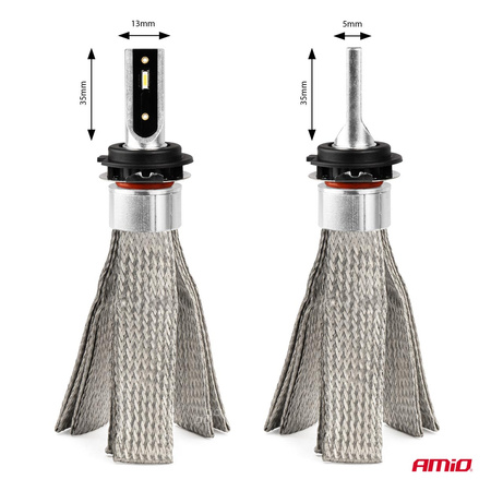 Żarówki samochodowe LED seria FLEX+ H7-6 12V 24V 6000K Canbus AMIO-03662