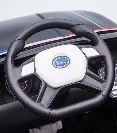 AUTO NA AKUMULATOR POLICYJNE MIGOCZĄCE ŚWIATŁA BUJAK MP3 USB PILOT AMORTYZATORY DO ZABAWY DLA DZIECI