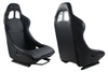 Fotel sportowy MONZA RACE PLUS Skóra Black