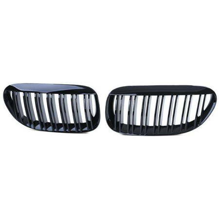 GRILL NERKI BMW E63 04-10 M- STYLE GLOSSY BLACK