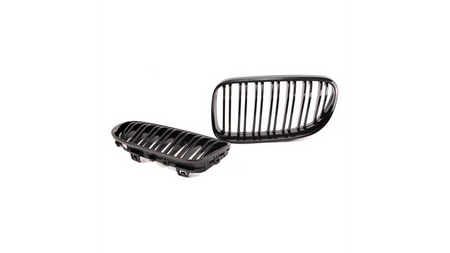 Grill sportowy podwójne żeberka Gloss Black BMW 3 E92 E93 Facelift 2010-2013