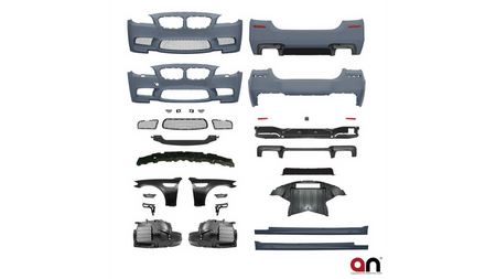 Sport Wide Bodykit Bumper Fenders Set BMW 5 F10 2010-2017