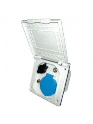 Gniazdo zasilające do przyczepy 230V CEE SAT Haba