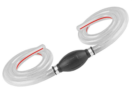 Pompka ręczna do paliw - 2 x wąż 12mm x 1m + gruszka