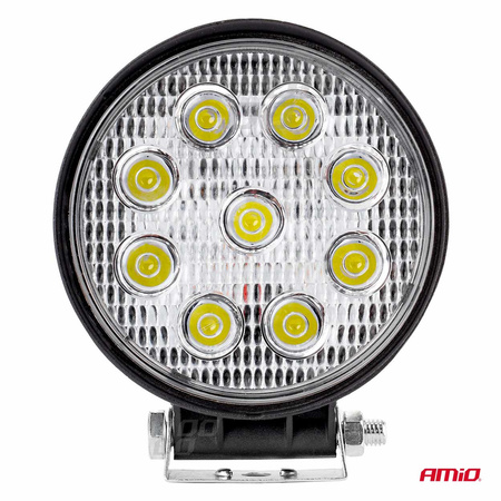 Lampa robocza halogen LED szperacz AWL06 9 LED 12V 24V AMIO-02420