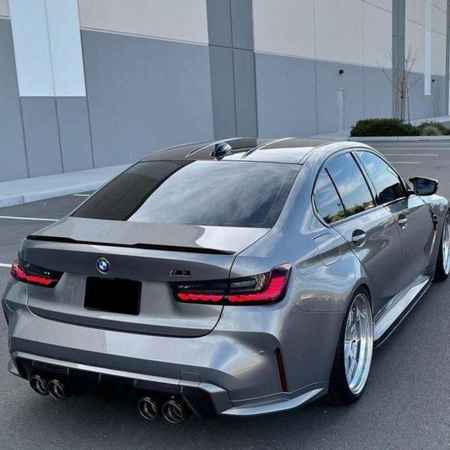SPOILER NA KLAPĘ BMW G20 18- LOOK M3 G80 GLOSS BLK